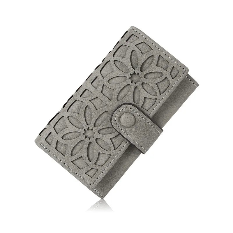 Women Key Bag Sweet Flower Mini Wallet Holder Keychain Organizer Pouch