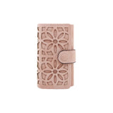 Women Key Bag Sweet Flower Mini Wallet Holder Keychain Organizer Pouch