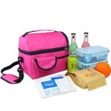 Women Kids Thermal Lunch Bag Double Layer Thicker insulated Cooler Pack