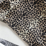 Women Leopard Canvas Handbag Large Capacity Shoulder Bag