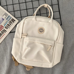 Women Backpack For Teenagers School Computer Bag Female Retro All-match Travel H