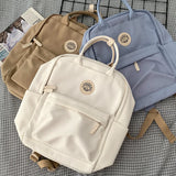 Women Backpack For Teenagers School Computer Bag Female Retro All-match Travel H