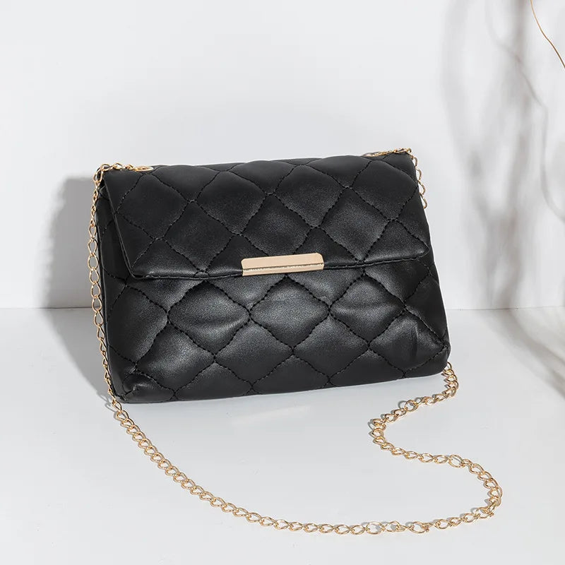 Women Ladies Small Square Bag Iron Decorative Mobile Phone Messenger