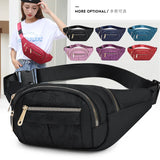 Women Casual Nylon Waist Bags for Travelling Shopping