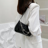 Women Ladies PU Crossbody Shoulder Bag Butterfly Chain Strap Tote Purse Handbag