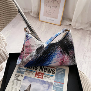 Stylish Graffiti Print Shoulder Bag for Women