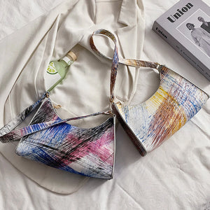 Stylish Graffiti Print Shoulder Bag for Women