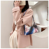 Stylish Graffiti Print Shoulder Bag for Women