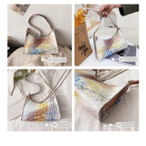 Stylish Graffiti Print Shoulder Bag for Women