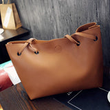 Women Composite Shoulder Bag Large Capacity PU Durable For Travel