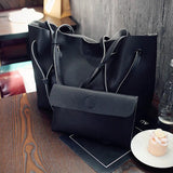 Women Composite Shoulder Bag Large Capacity PU Durable For Travel