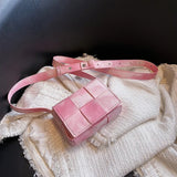 Women Cross Body Woven Strape Single Shoulder Bags Satchel Crossbody Sling