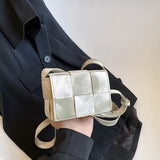 Women Cross Body Woven Strape Single Shoulder Bags Satchel Crossbody Sling