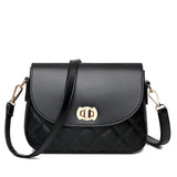 Women Lady Fashionable Shoulder Bag with Diamond Wave Pattern