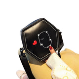 Women PU Handbags Clutch Crossbody Bag Adjustable Straps Shoulder Bag