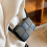 Women Lady Woven Strape Sling Shoulder Messenger Bag