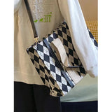 Large Canvas Tote Bag Women Shoulder Messenger Lady Commuter Thick Cloth Eco