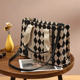 Large Canvas Tote Bag Women Shoulder Messenger Lady Commuter Thick Cloth Eco