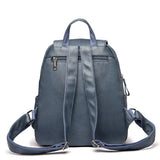 Women Large Capacity Backpack Purses High Leather Vintage Bag