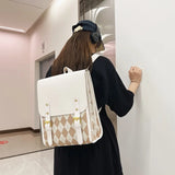 Women Large Capacity Backpack Purses High Leather Female Vintage Bag School Bags