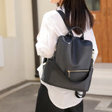 Large Capacity Backpack Purses High Leather Female Vintage Bag