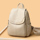 Women Large Capacity Backpack Purses High Leather Vintage Bag