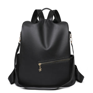 Large Capacity Backpack Purses High Leather Female Vintage Bag