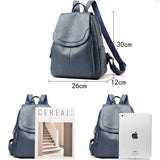 Women Large Capacity Backpack Purses High Leather Vintage Bag