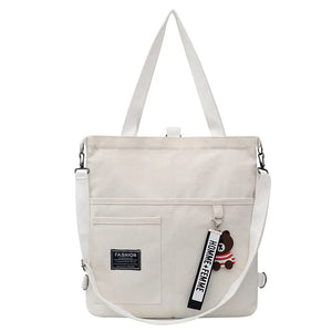 Women Large Capacity Canvas Bag Shoulder Messenger Bag