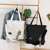 Women Large Capacity Canvas Bag Shoulder Messenger Bag