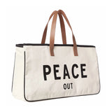 Large Capacity Canvas Handbag Tassel Shoulder Bag Lady Tote Shopping Bag