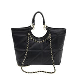 Women Chain Shoulder Bag Soft Pu Leather Handbag Crossbody Messenger Tote Bag