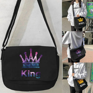 Large Capacity Crossbody Bag Canvas Shoulder Messenger Unisex