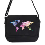 Canvas Crossbody Bag Large Capacity Messenger Unisex Travel Satchel