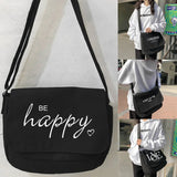 Canvas Crossbody Bag Youth Satchels Diagonal Cross Bag