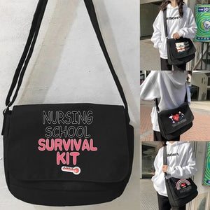 Large Capacity Crossbody Bag Canvas Shoulder Messenger Bags