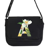 Large Capacity Canvas Crossbody Bag Floral Series