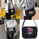 Canvas Crossbody Bag Large Capacity Diagonal Shoulder Messenger Unisex