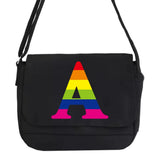 Rainbow Series Canvas Crossbody Bag Large Capacity Satchels