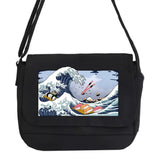 Canvas Crossbody Bag Large Capacity Diagonal Shoulder Messenger Unisex