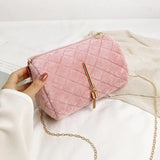 Women Large Capacity Furry Fluffy Shoulder Bags Handbags Crossbody Messenger Bag