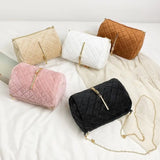 Women Large Capacity Furry Fluffy Shoulder Bags Handbags Crossbody Messenger Bag