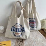 Canvas Shoulder Bag Large Capacity Handbag