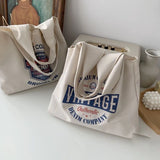 Canvas Shoulder Bag Large Capacity Handbag