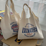 Canvas Shoulder Bag Large Capacity Handbag