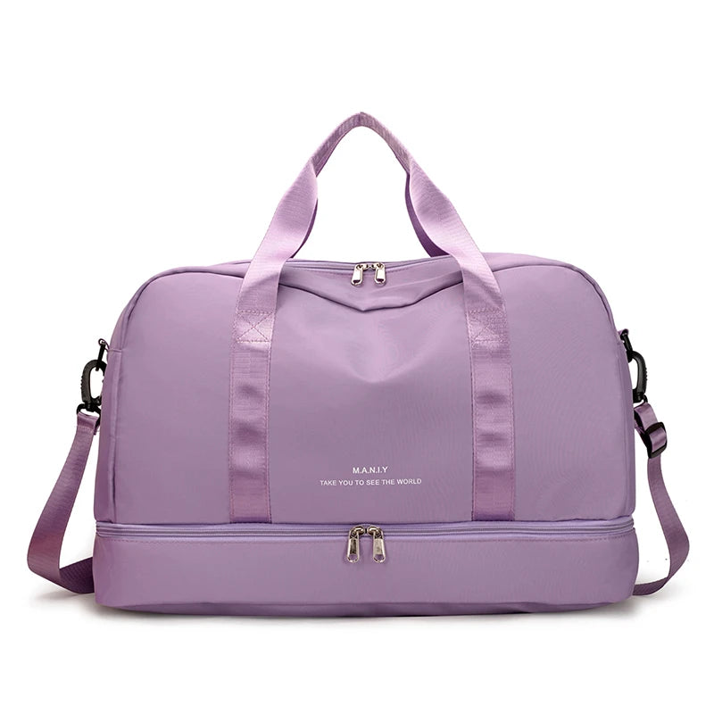 Large Capacity Nylon Handbag for Women Men Travel Bag