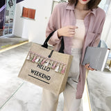 Women Large Capacity Tassel Shoulder Bag