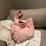 Large Canvas Rucksack Shoulder Hobo Bag