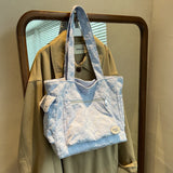 Large Canvas Rucksack Shoulder Hobo Bag