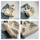 Large Canvas Rucksack Shoulder Hobo Bag